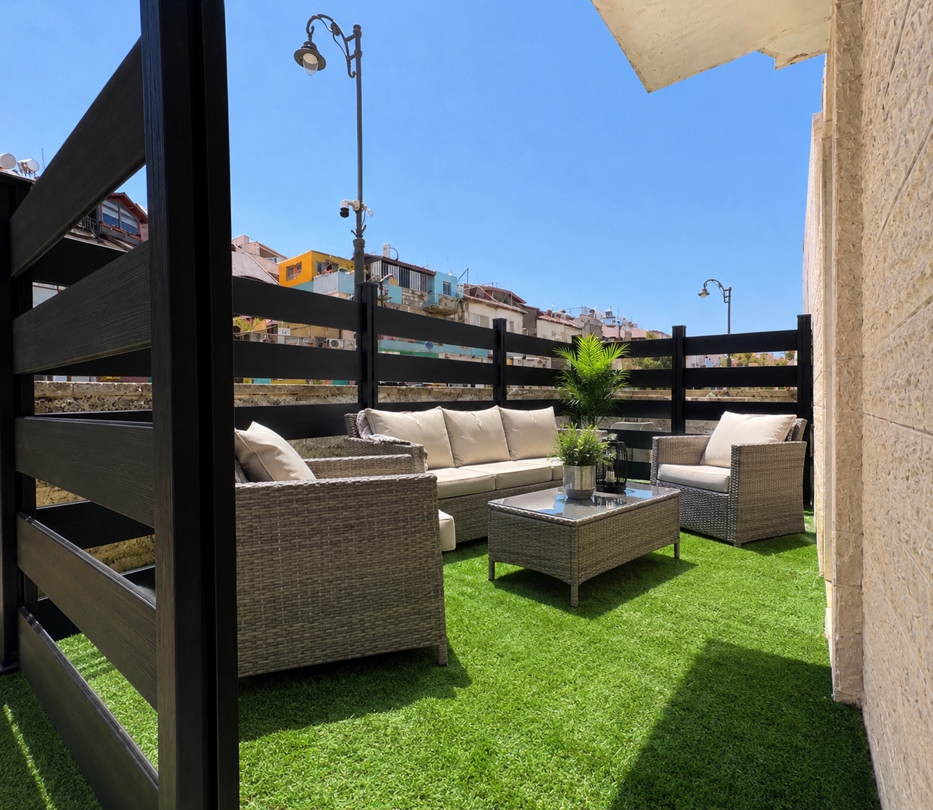 2-Room Garden Apartment on Nisim Bachar Street